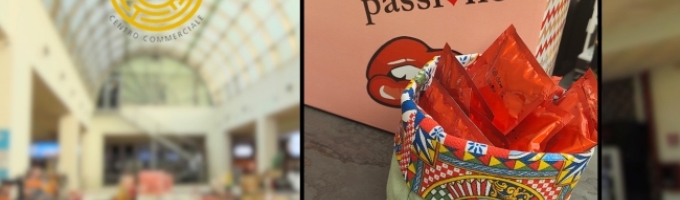 Originale e Cremoso | 100 Cialde Passion miscela Rossa + Portacialde in Stoffa Fatto a Mano